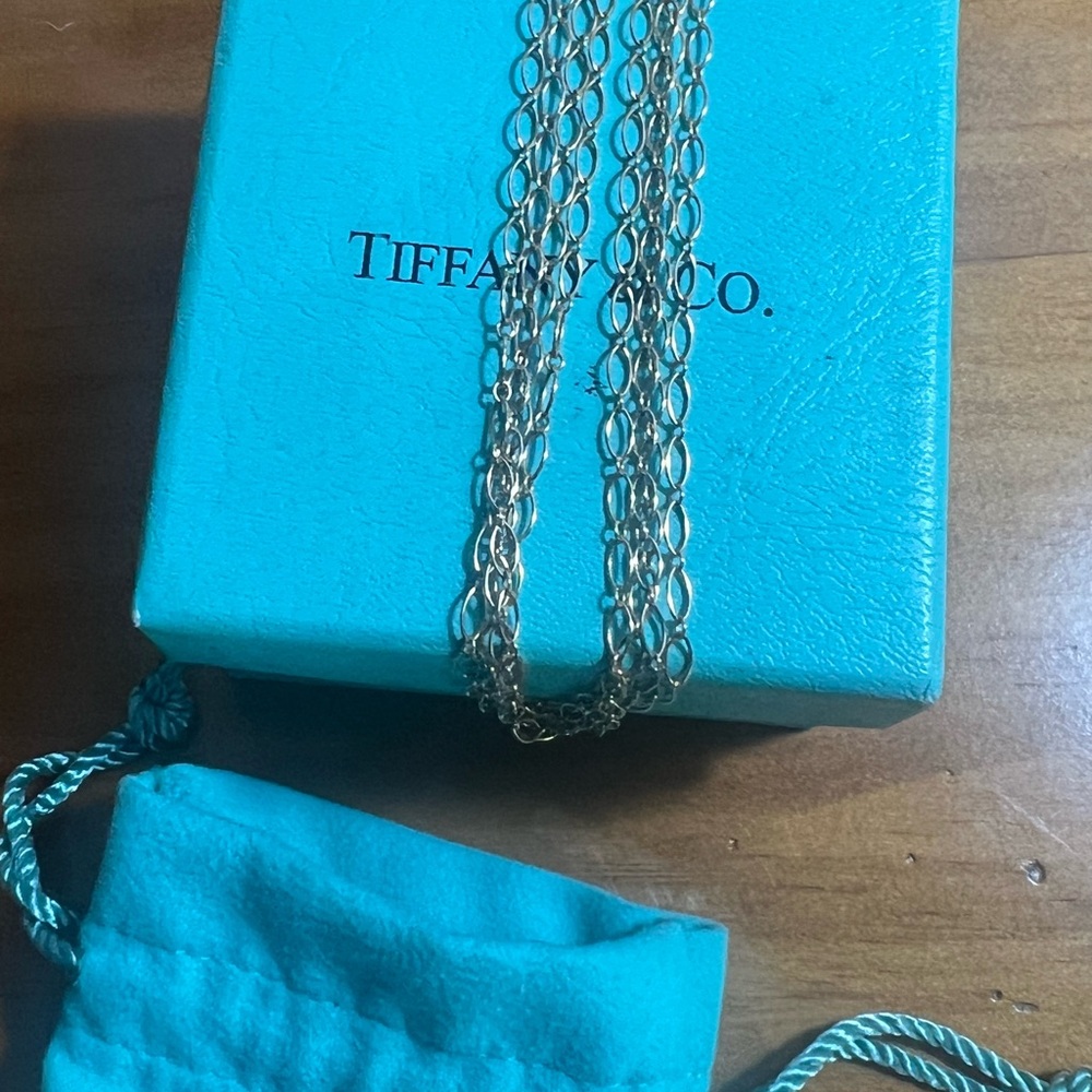 ✨ Tiffany & Co. 18K ROSE Gold 30" Long Oval Link Chain Necklace Retired RARE ✨